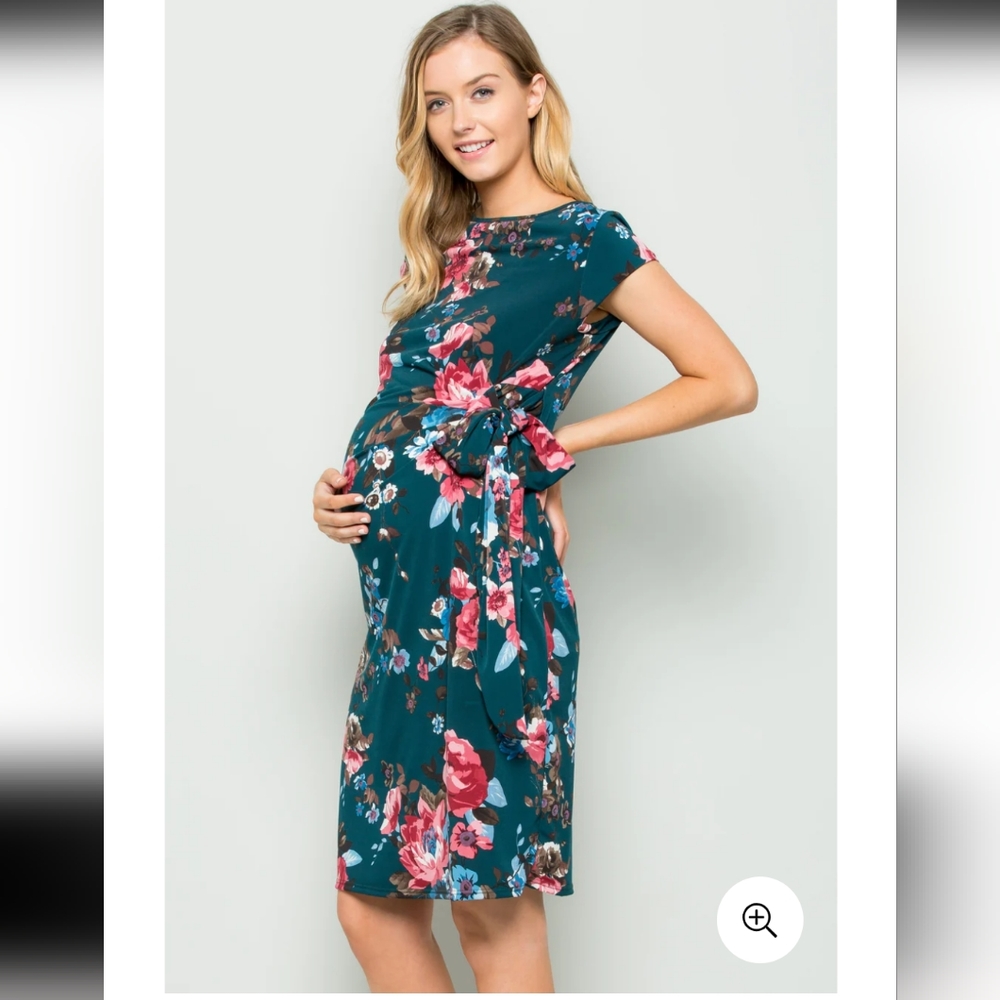 My Bump Floral Dress Maternity